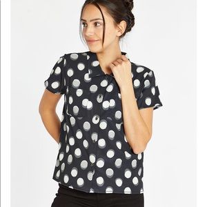 Oiselle Benjamina button top